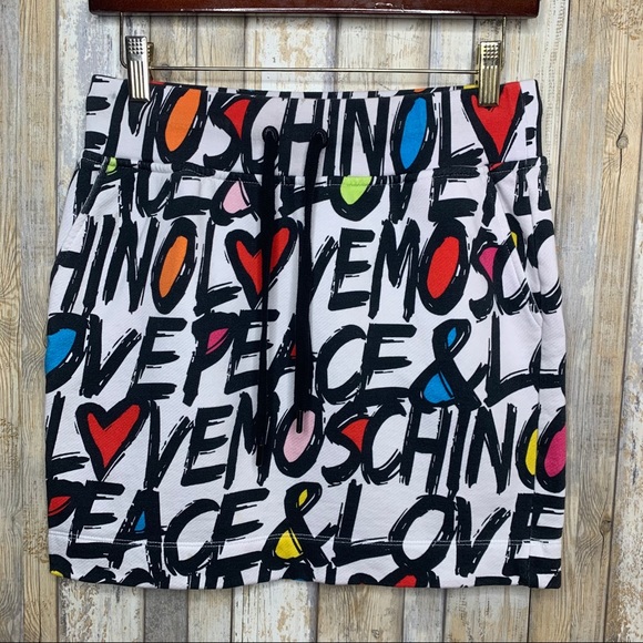 Love Moschino Dresses & Skirts - Love Moschino Graffiti Logo Skirt